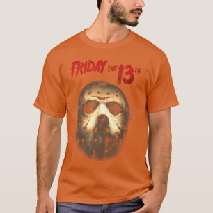 Vrijdag de 13e Jason Voorhees Hockey Masker Bedruk T-shirt