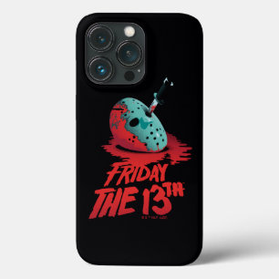 Vrijdag de 13e Mes door blauwe hockeymasker iPhone 13 Pro Hoesje