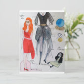 Vrijdag de 13e Paper Doll Kaart (Staand voorkant)