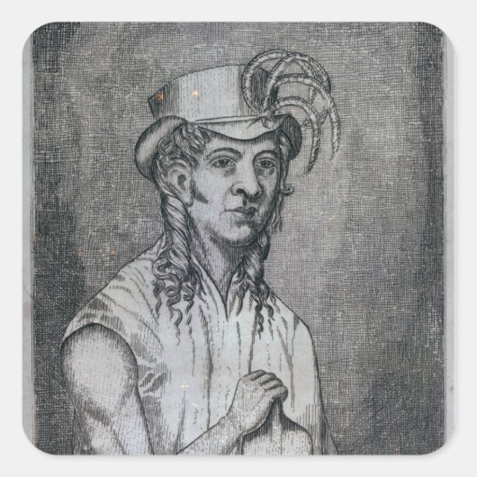 Vrijdag Fletcher Oktober Christelijk Vierkante Sticker (Voorkant)