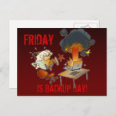 Vrijdag is Back-updag Briefkaart (Voorkant / Achterkant)