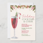 Vrijdag kerstmis Cocktails Kaart (Voorkant)