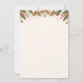 Vrijdag kerstmis Cocktails Kaart (Achterkant)