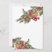 Vrijdag kerstmis Cocktails Kaart (Achterkant)