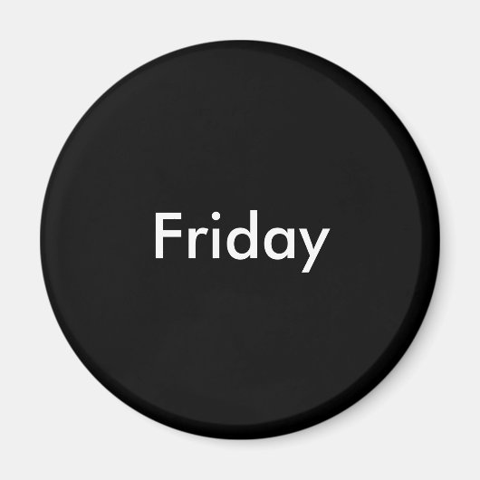 Vrijdag magneet (Voorkant)