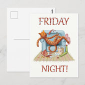 Vrijdag nacht briefkaart (Voorkant / Achterkant)