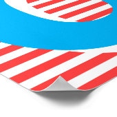 Vrijdag op, grappig poster, typografische poster (Hoek)