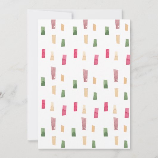 Vrijdag van geboorteregistratie kaart (Achterkant)