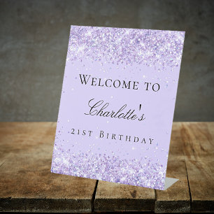 Vrijdag vioollavenaarsfeest reclamebord met voetstuk