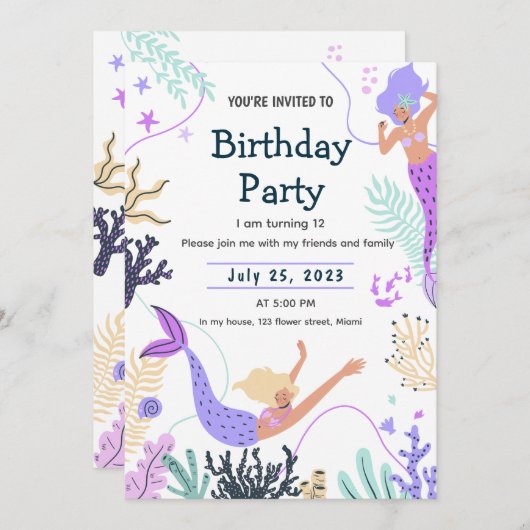 Vrijdag Zee Kaart (Voorkant / Achterkant)