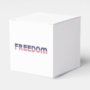 Vrije Amerikaanse vlag voor Patriottische en Vrijh Bedankdoosjes