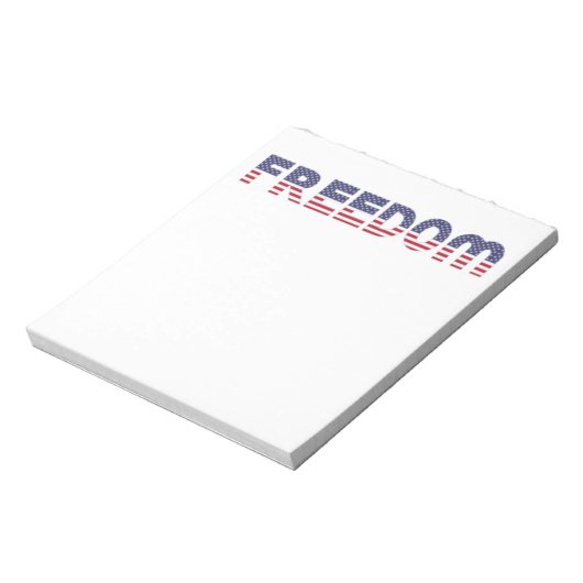 Vrije Amerikaanse vlag voor Patriottische en Vrijh Notitieblok (Gedraaid)