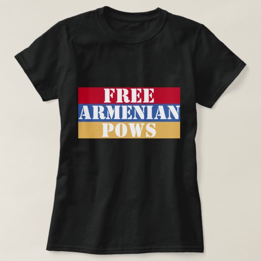 Vrije Armeense pogen T-Shirt (Design voorkant)