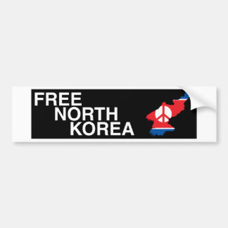 Vrije Bumpersticker Noord-Korea
