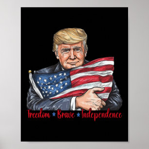 Vrije dappere onafhankelijkheid poster