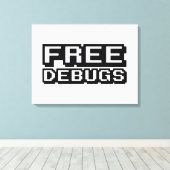 VRIJE DEBUGS CANVAS AFDRUK (Insitu (Houten vloer))