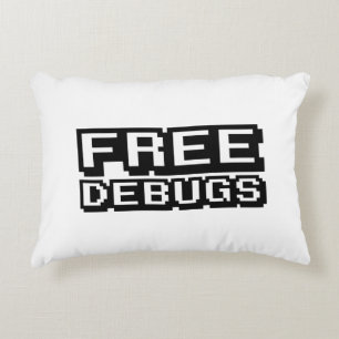 VRIJE DEBUGS DECORATIEF KUSSEN
