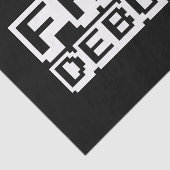 VRIJE DEBUGS TISSUEPAPIER (Detail)