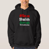 Vrije Gaza Palestijnse vlag Arabisch Hoodie (Voorkant)