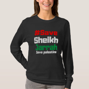 Vrije Gaza Palestijnse vlag Arabisch T-shirt