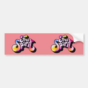 Vrije geest bumpersticker