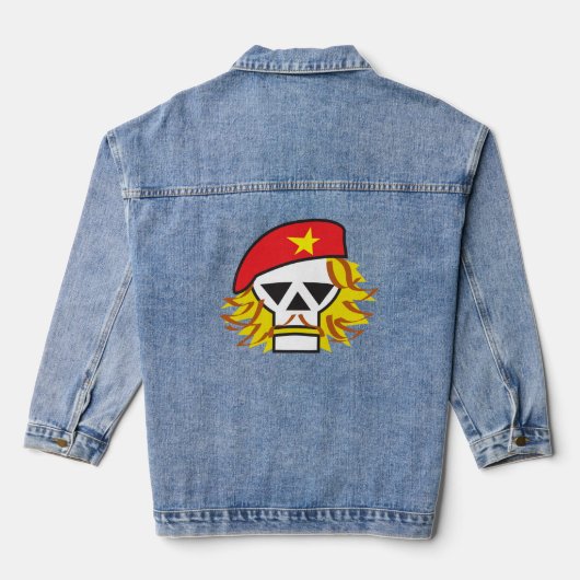 Vrije geest denim jacket (Achterkant)