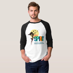 Vrije Geest Mannen 3/4 Sleeve Raglan T-shirt
