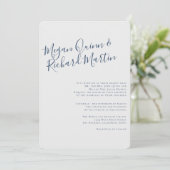 Vrije geest Modern Weddenschap Kaart (Staand voorkant)