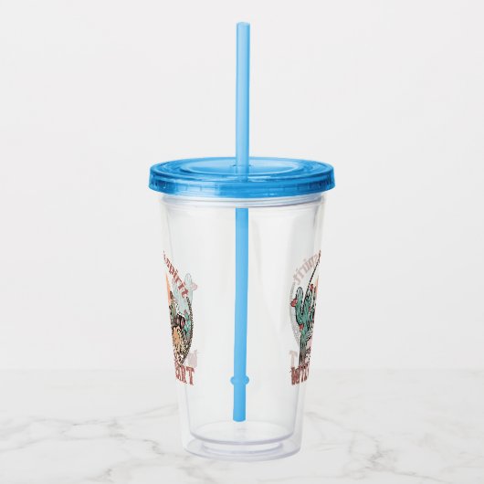 Vrije geest, wild hart acryl drinkbeker (Rechts)