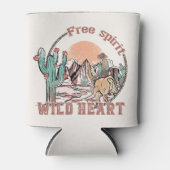 Vrije geest, wild hart blikjeskoeler (Voorkant)