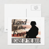 Vrije grond door de Brave Briefkaart (Voorkant / Achterkant)