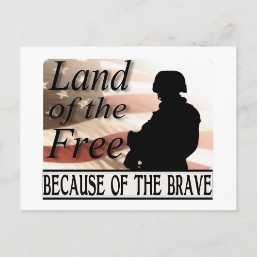 Vrije grond door de Brave Briefkaart (Voorkant)