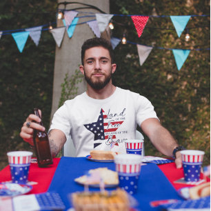 Vrije grond vanwege de dappere t-shirt