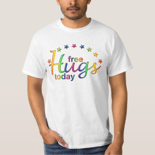VRIJE HUGS VANDAAG - sterretje T-shirt