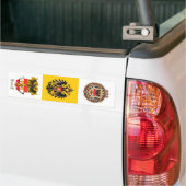 Vrije imperiale stad Triest Bumpersticker (Op Truck)
