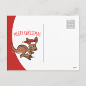 Vrije kerst feestdagenkaart (Achterkant)