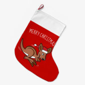 Vrije kerst grote kerstsok (Voorkant (Hangend))