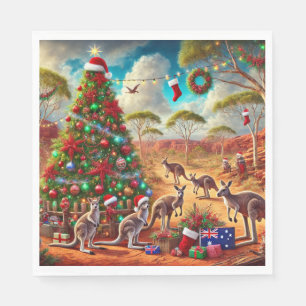 Vrije kerst servet