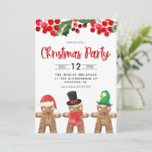 Vrije kerstfeestdag kaart (Staand voorkant)