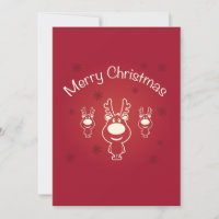 Vrije kerstfeestelijke uitnodiging