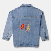 vrije loop denim jacket (Achterkant)