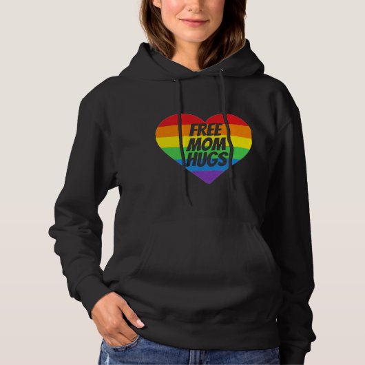 vrije mam knuffels hoodie (Voorkant)