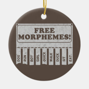 vrije morfemen keramisch ornament