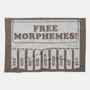 vrije morfemen theedoek