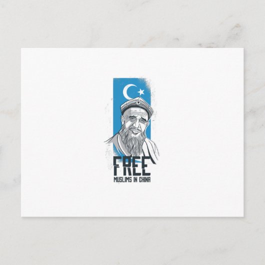 Vrije moslims briefkaart (Voorkant)