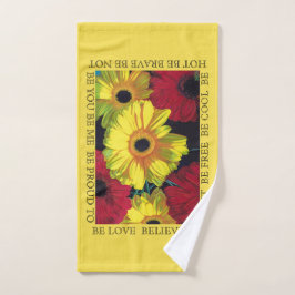 "Vrije om te zijn" doekset Bad Handdoek