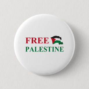 vrije palestijn #2 ronde button 5,7 cm