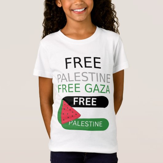 vrije palestijn t-shirt (Voorkant)