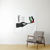 Vrije Palestijnse Arabische tekst Wandkleed (In Situ (horizontaal))