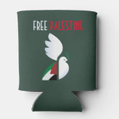 Vrije Palestijnse Koelbox – Palestijnse vlag Blikjeskoeler (Achterkant)